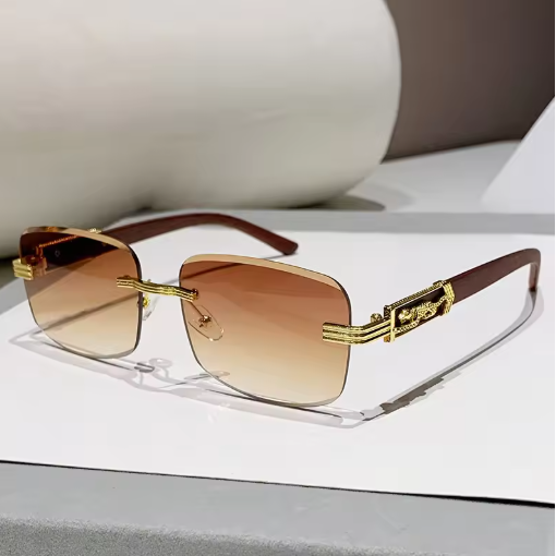 Classy champagne colored glasses