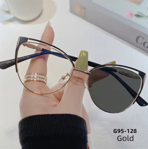 Retro cat eye women's glasses