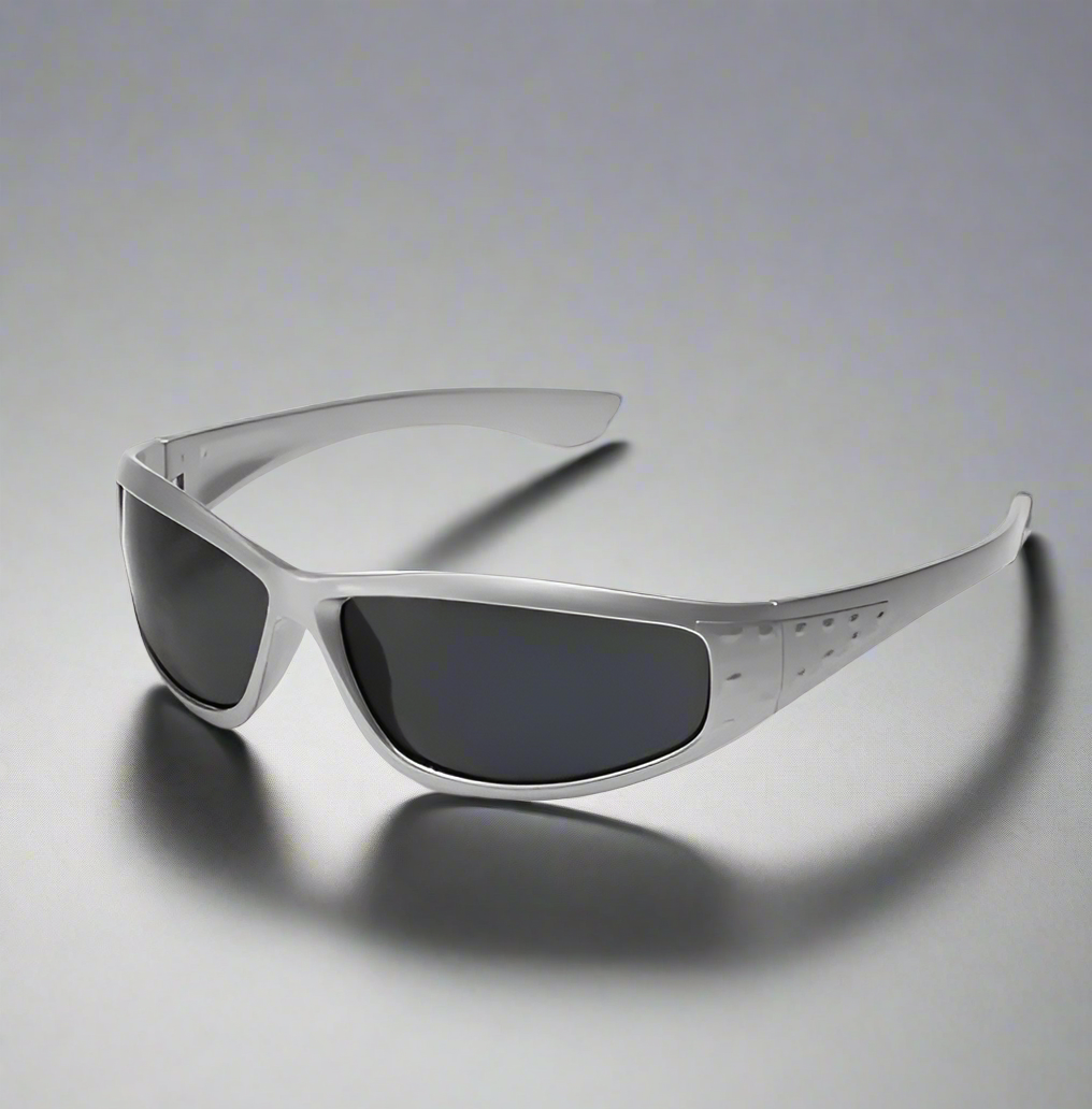Y2K silver sunglasses