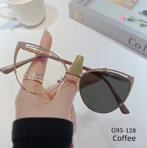 Retro cat eye women's glasses