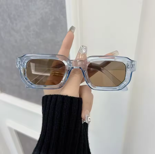 Luxury rectangle sunglasses for women