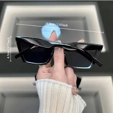 Fashionable cat eye retro sunglasses