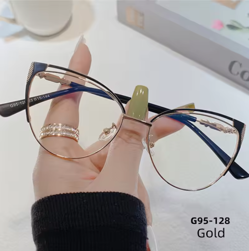 Retro cat eye women's glasses