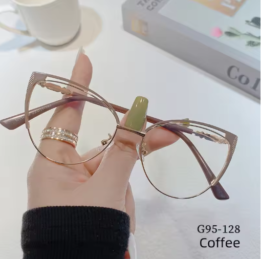 Retro cat eye women's glasses