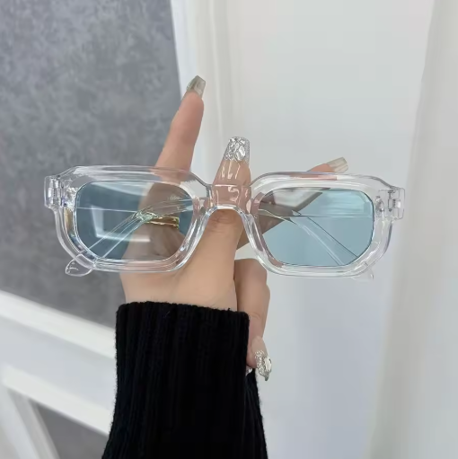 Luxury rectangle sunglasses for women