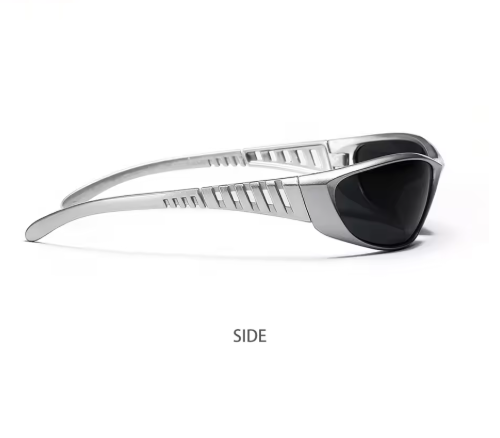 Y2K silver sunglasses