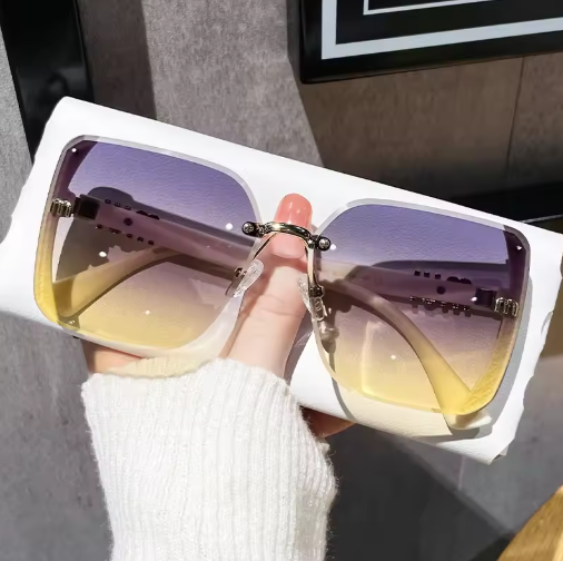 Oversized square sunglasses for women 2025