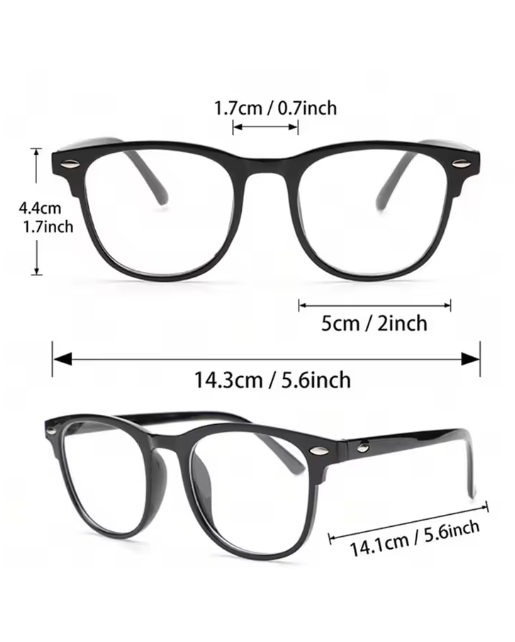 Oval parisian-style glasses