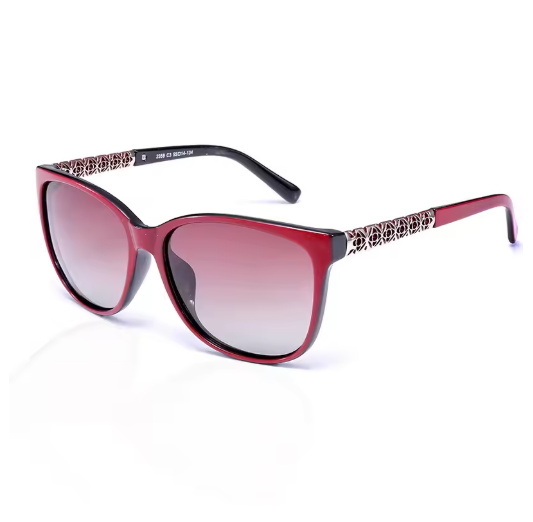 Trendy women's sunglasses - polarized & uv protection with memory frame