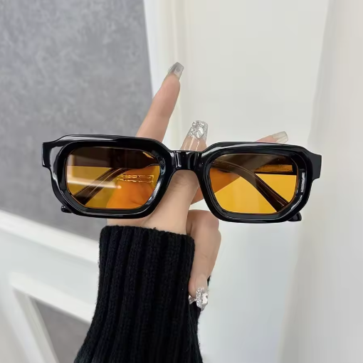 Luxury rectangle sunglasses for women