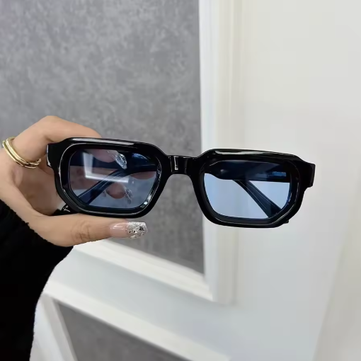 Luxury rectangle sunglasses for women