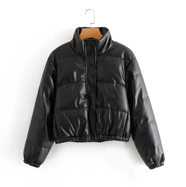 Veda – Stylish Short Bomber Jacket with Zipper and Elastic Cuffs