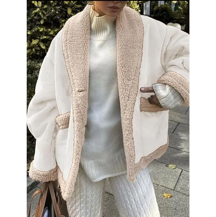 Snaedis Women's Winter Coat with Stylish Collar for Warm & Elegant Winter Looks