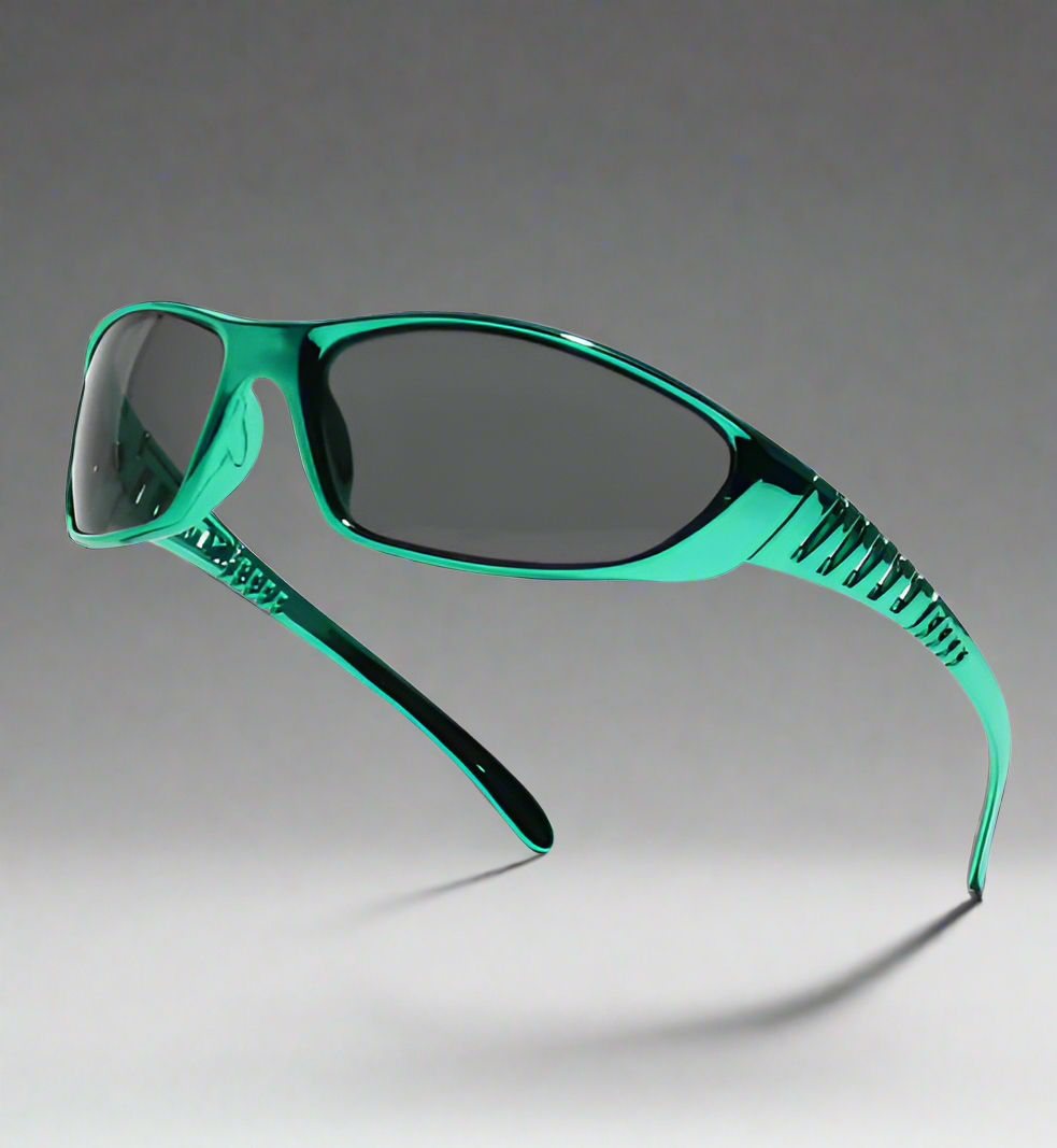 Y2K silver sunglasses