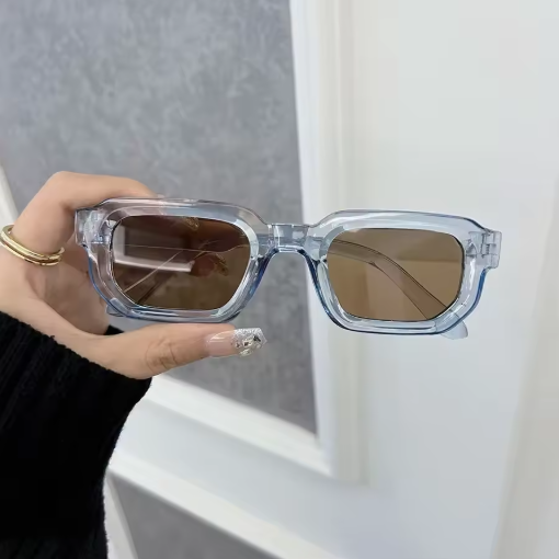 Luxury rectangle sunglasses for women