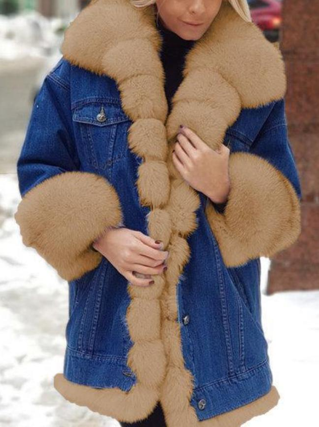 Thania Women's Winter Coat with Luxurious Fur for Stylish Winter Days
