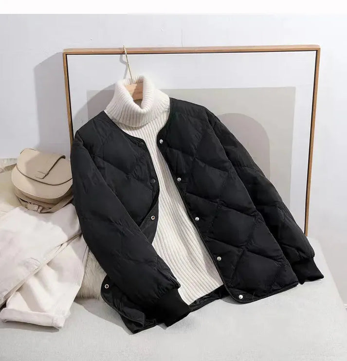 Stylish women's jacket for autumn and winter – beautifully warm and versatile