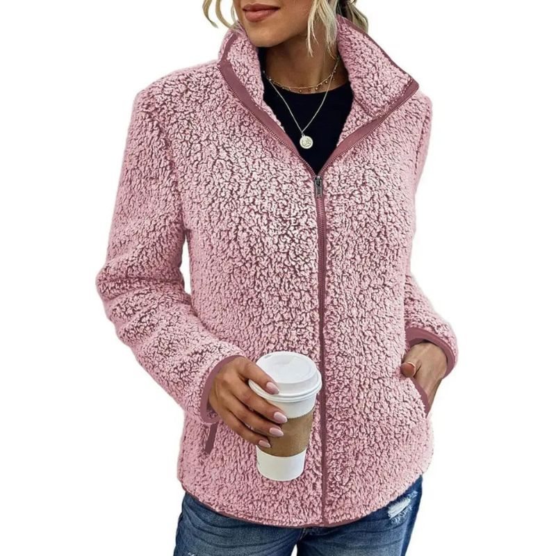 OLIVIA Women's Fleece Jacket for Stylish Wearing Comfort