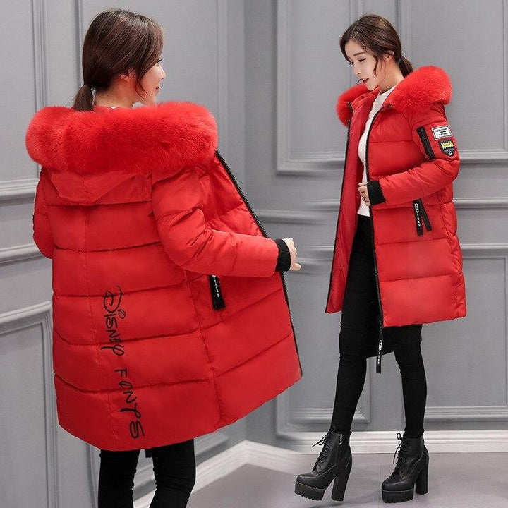 Clus – Elegant Women's Winter Coat with Removable Fur Collar for Stylish Warmth