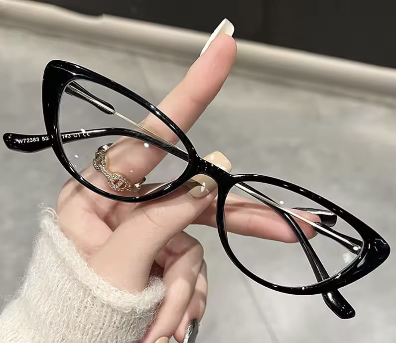 Chic optical cat-eye glasses