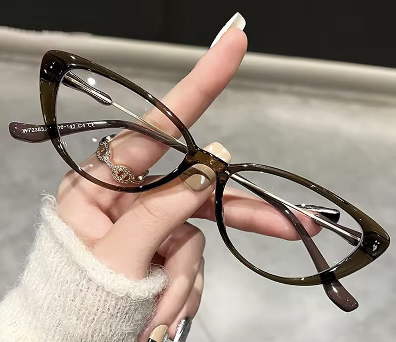Chic optical cat-eye glasses