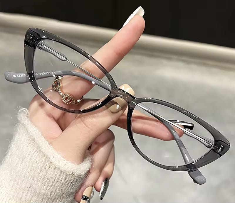 Chic optical cat-eye glasses