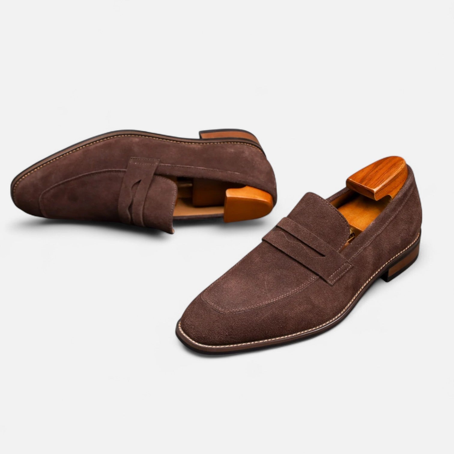 Dorevelle Men’s Elegant Classic Comfort Penny Loafers for Stylish & Comfortable Wear