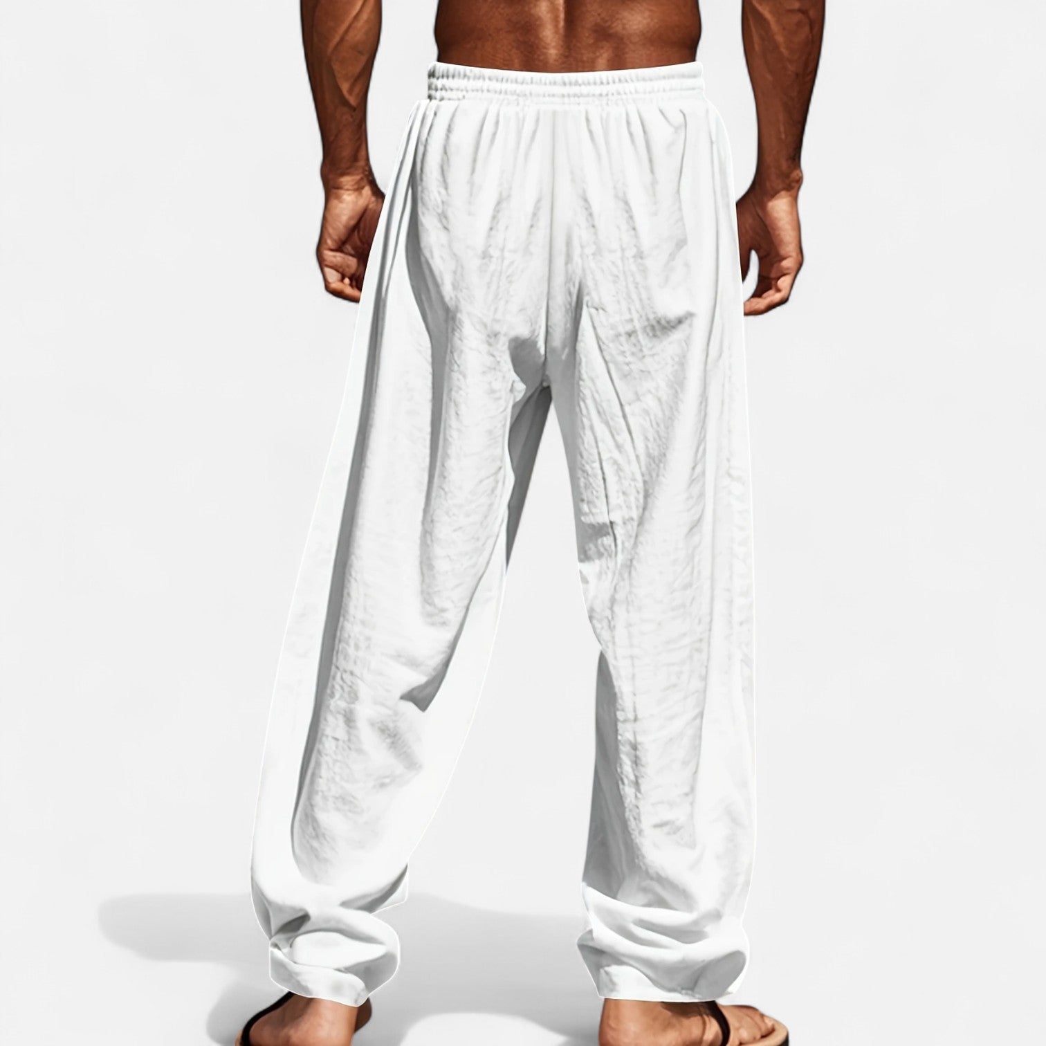 Dorevelle | Men’s Comfortable Relaxed Linen Autumn Pants – Effortless Riviera Style