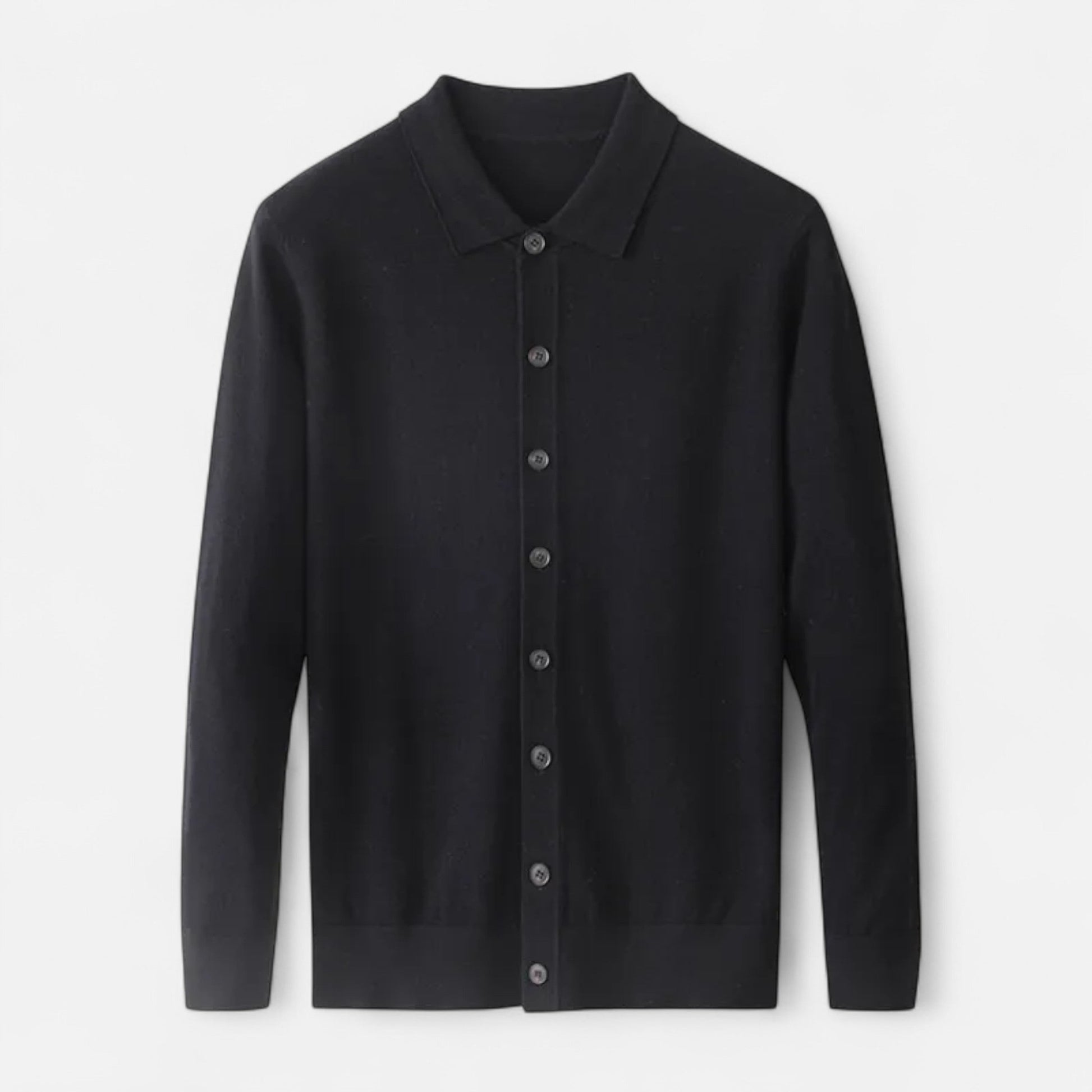 Dorevelle Men’s Wool Sweater – Premium Fine Yarn Button-Up Classic for Timeless Style