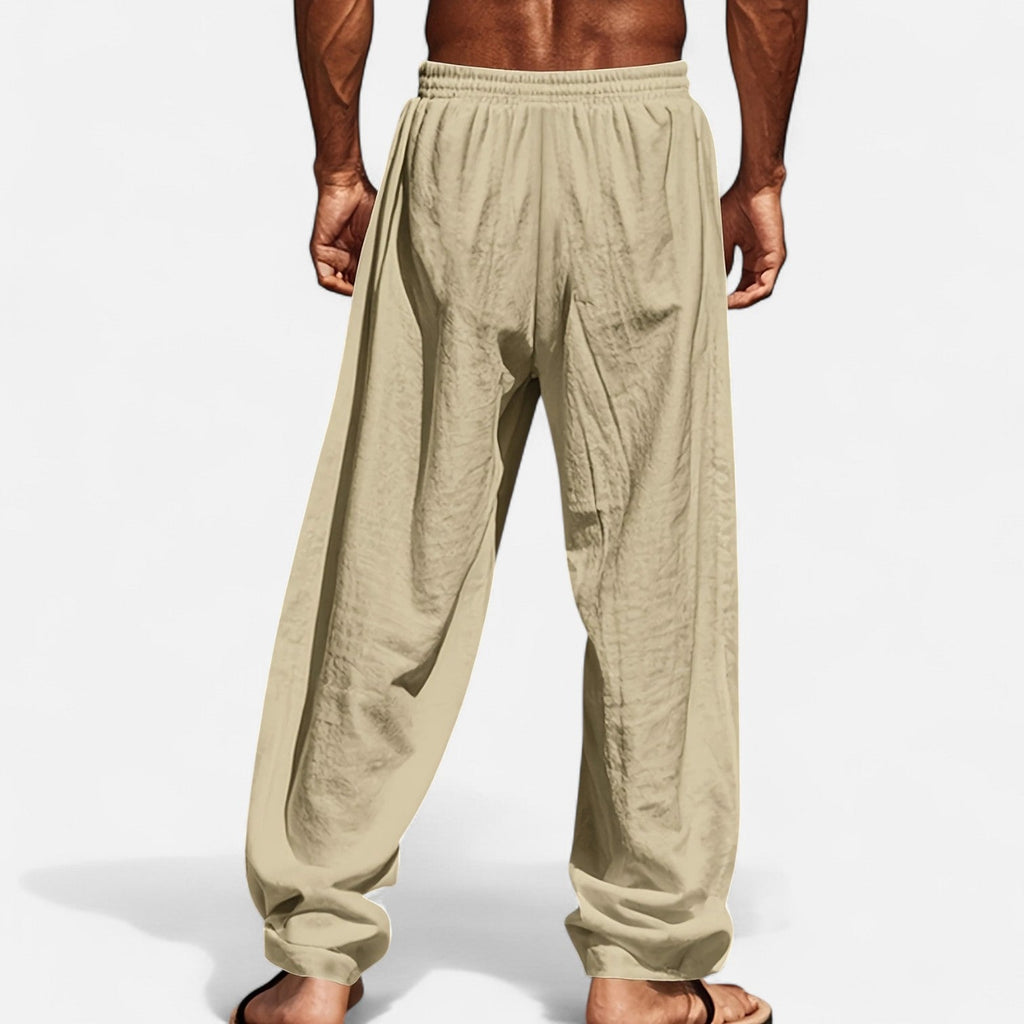 Dorevelle | Men’s Comfortable Relaxed Linen Autumn Pants – Effortless Riviera Style