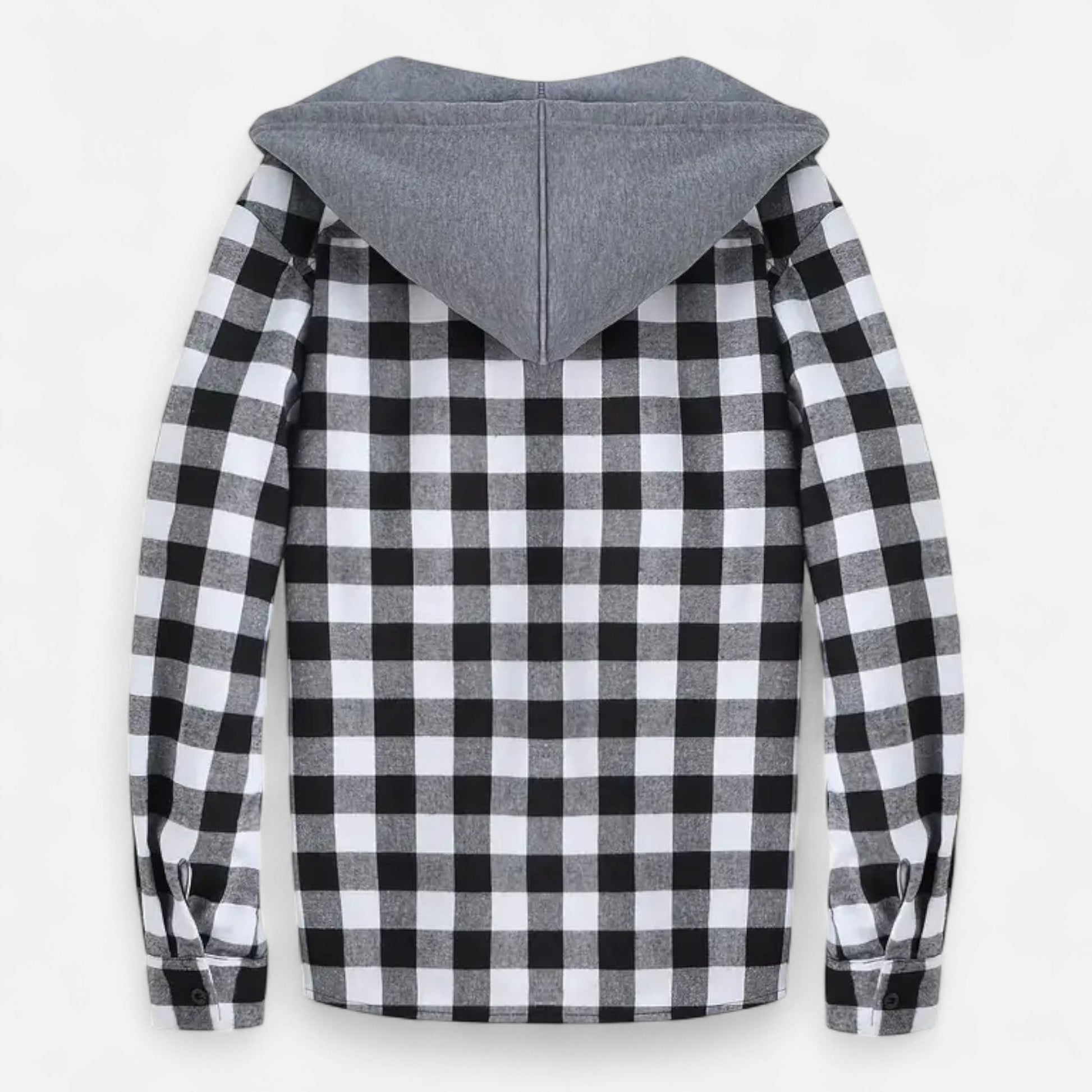 Dorevelle men’s stylish button-up hooded sweater for a casual yet trendy look