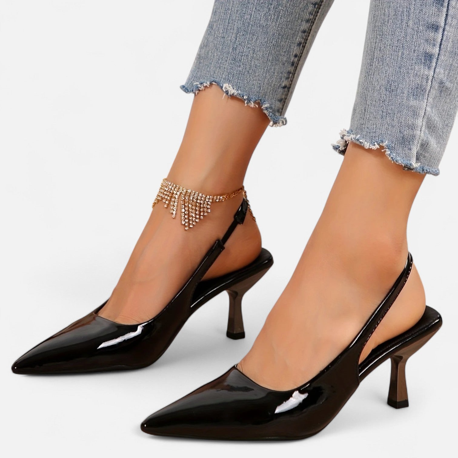 Dorevelle | Women’s Heeled Pumps – Riviera D’Orsay Style
