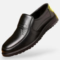 Dorevelle Men's Premium Leather Loafers – Stylish Ivy Slip-On Comfort