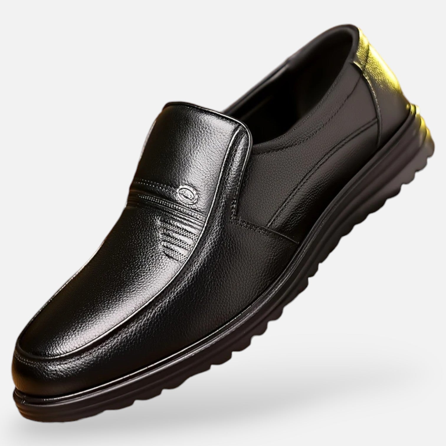Dorevelle Men's Premium Leather Loafers – Stylish Ivy Slip-On Comfort