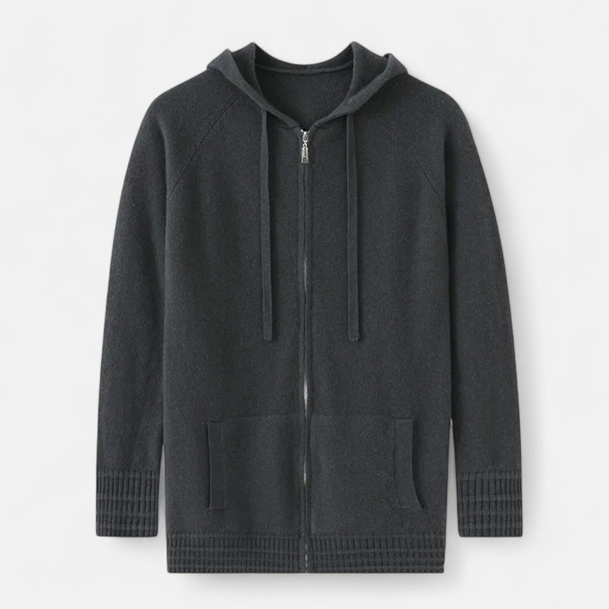 Dorevelle | Men’s Stylish Hooded Cardigan – Cozy and Elegant Winter Knitwear