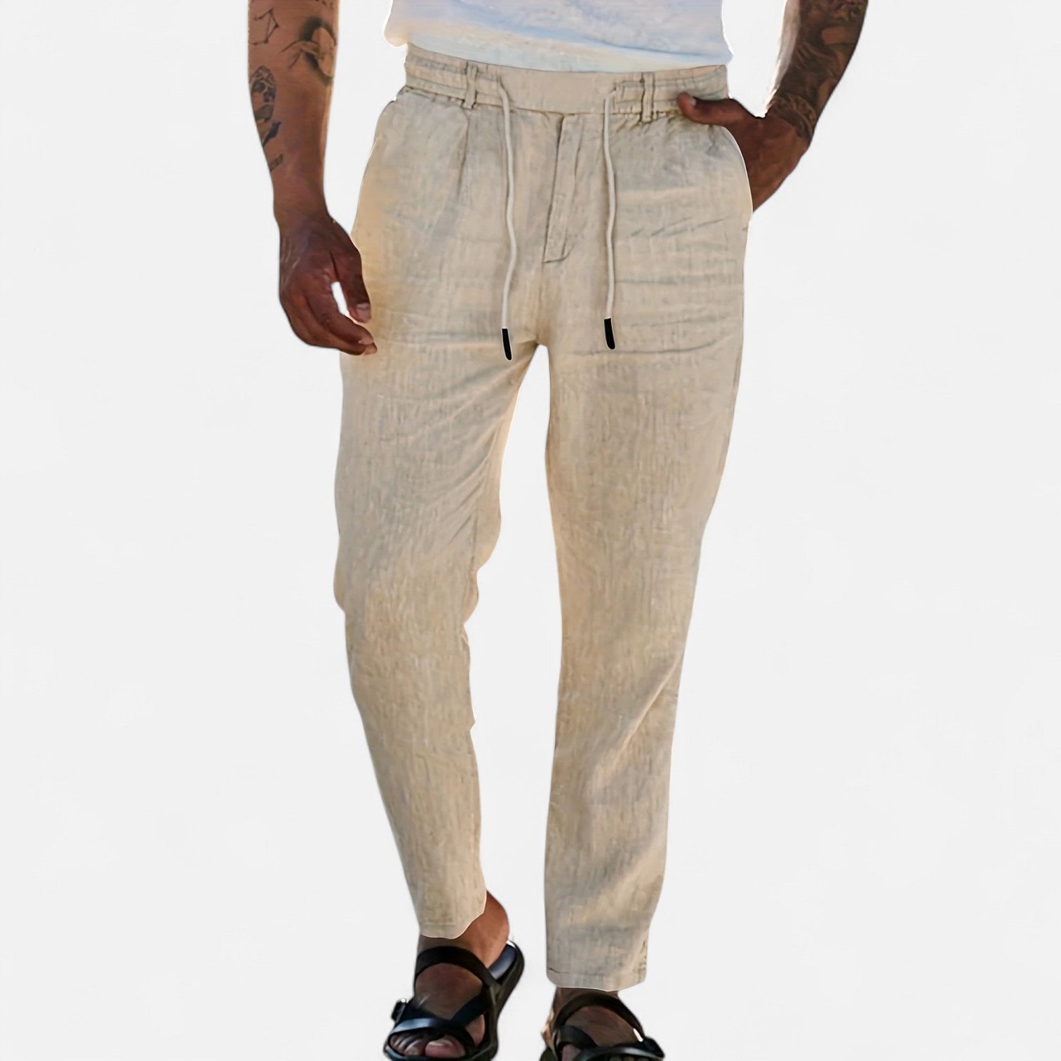 Dorevelle | Men’s Linen Trousers – Heritage Lightweight Fit for Stylish Comfort