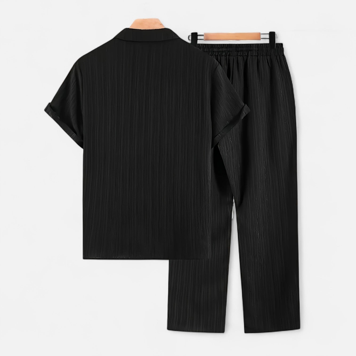 Dorevelle Men’s Linen Set – Stylish Riviera Button-Up Comfort