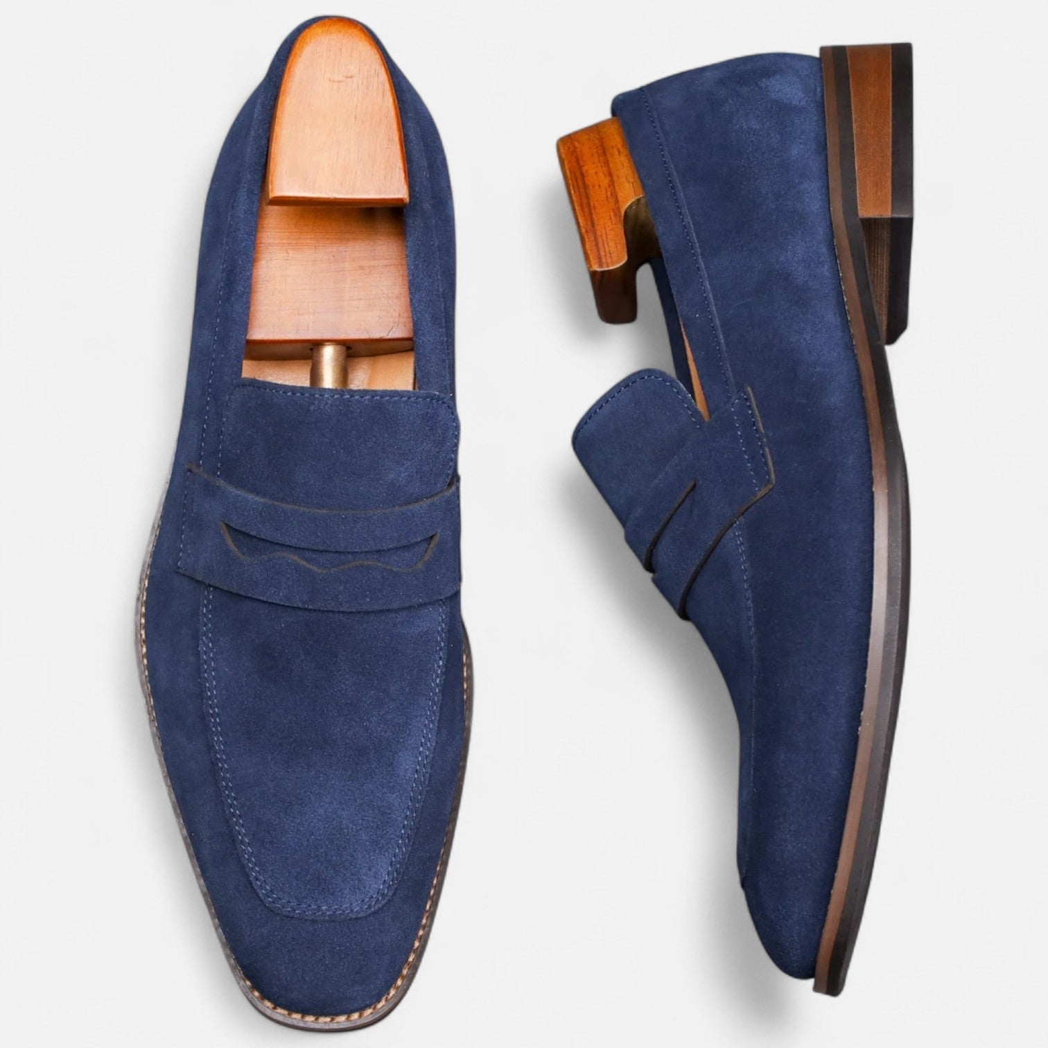 Dorevelle Men’s Elegant Classic Comfort Penny Loafers for Stylish & Comfortable Wear