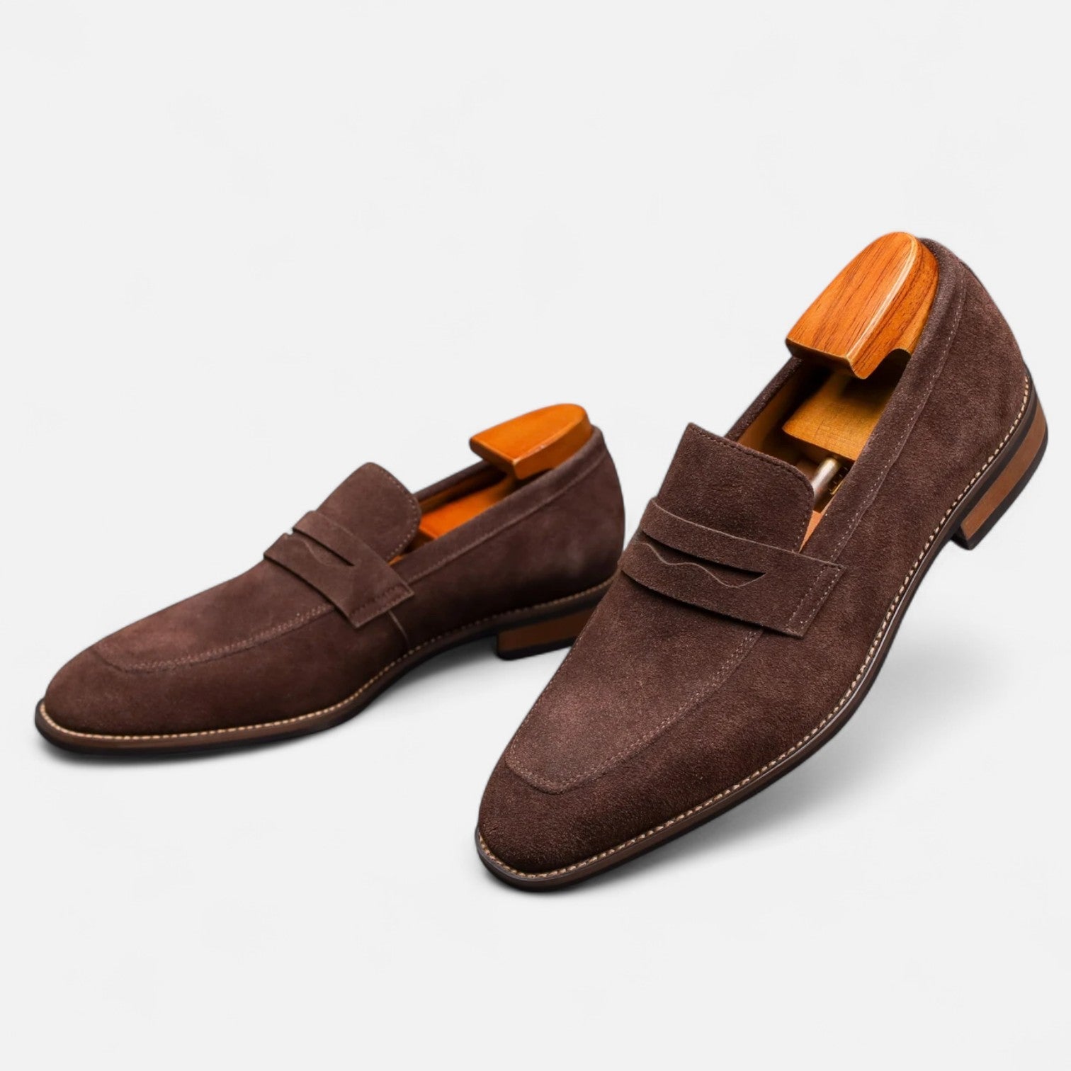 Dorevelle Men’s Elegant Classic Comfort Penny Loafers for Stylish & Comfortable Wear