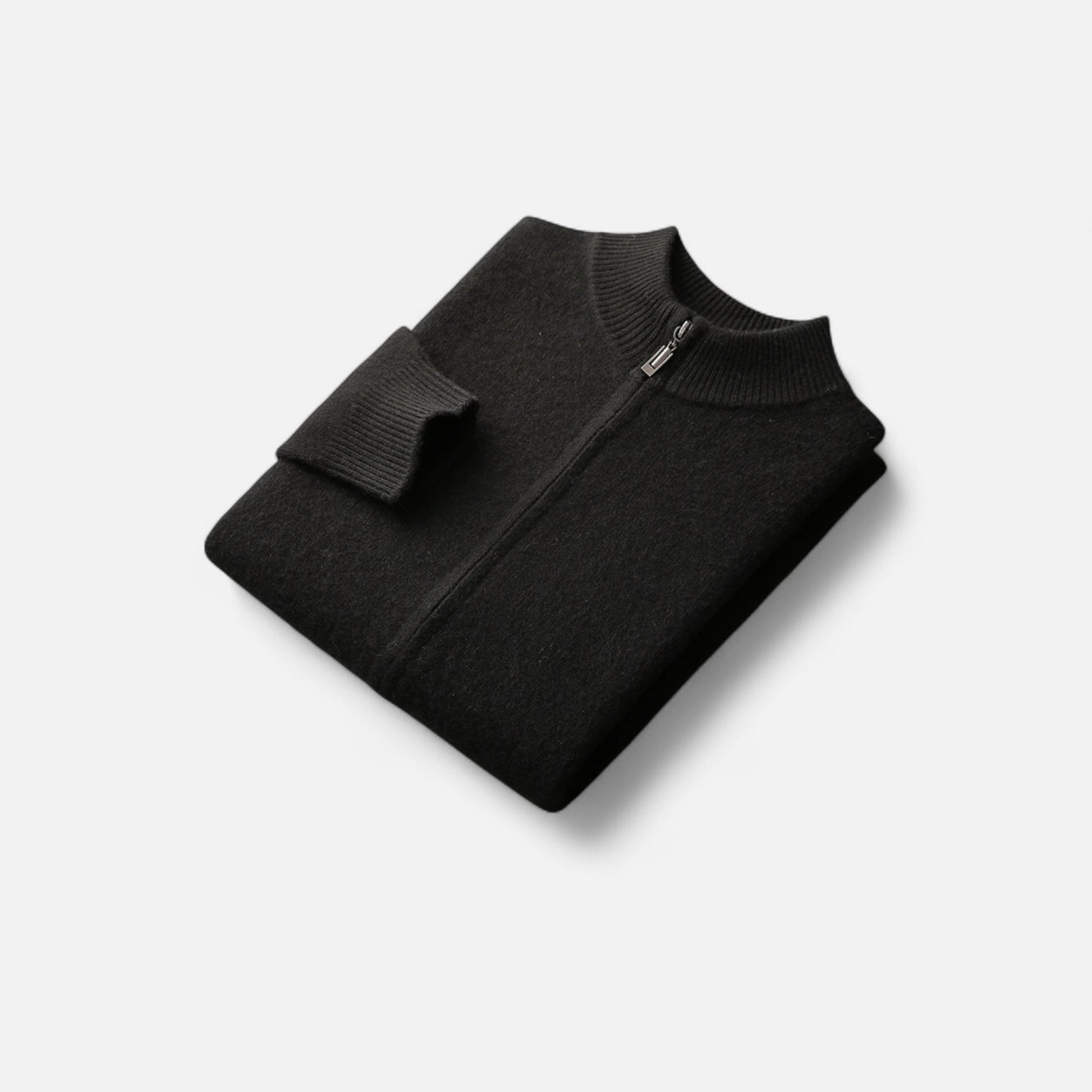 Dorevelle Men’s Zipped Sweater in Heritage Merino Knit – Stylish Warmth for Everyday Comfort