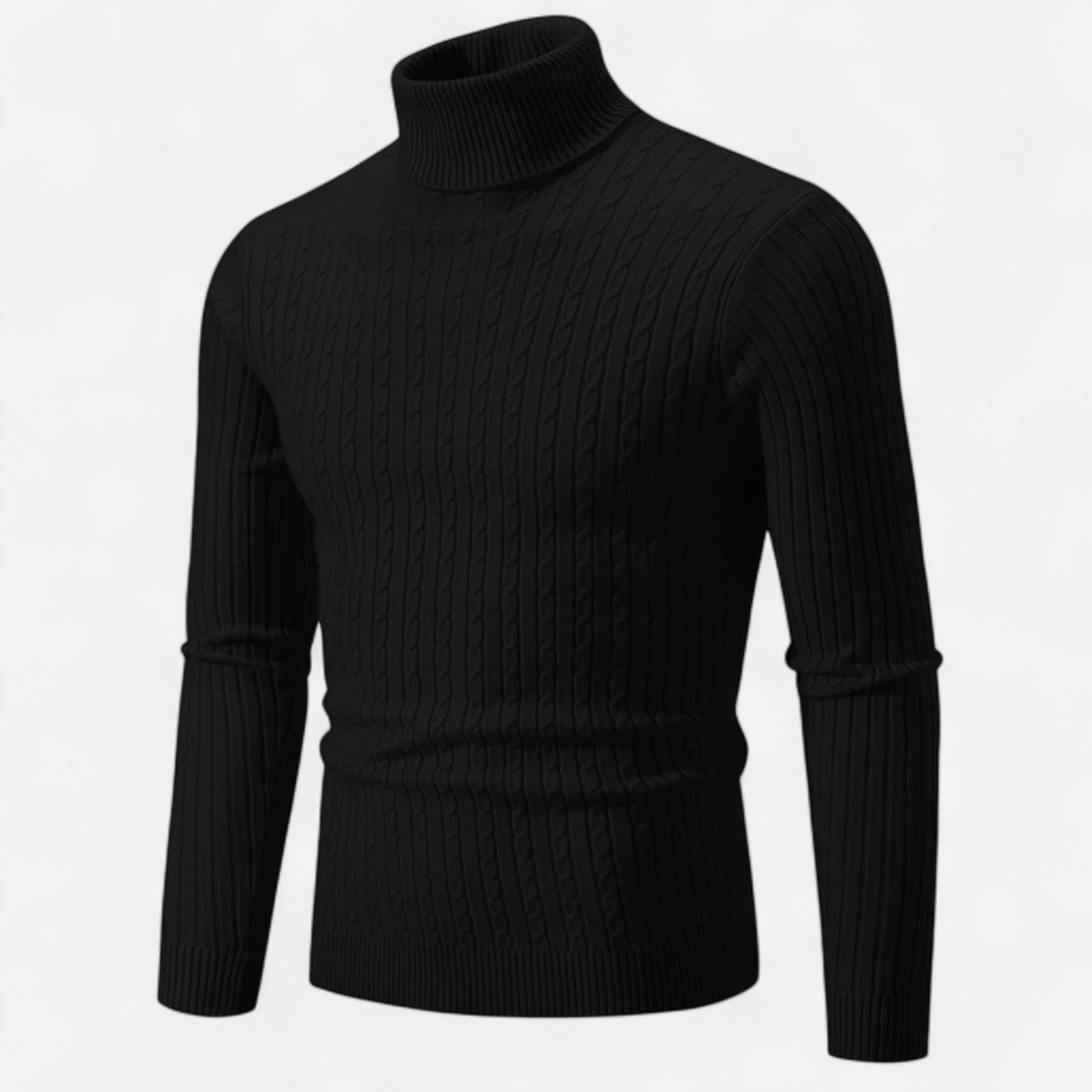 Dorevelle | Men’s Luxurious Wool Turtleneck – Stylish High-Neck Winter Elegance