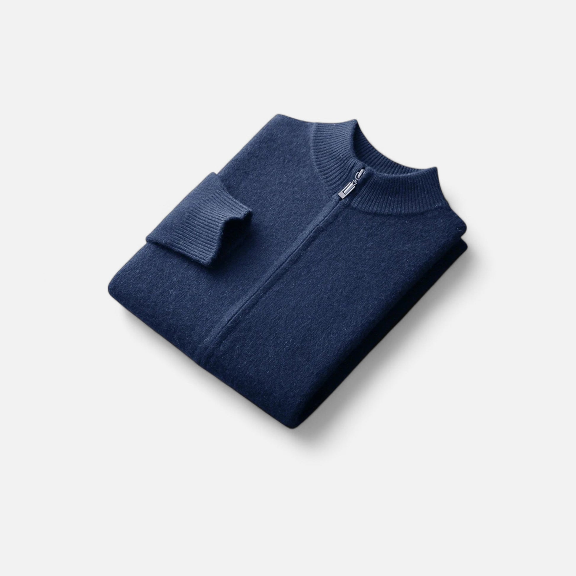 Dorevelle Men’s Zipped Sweater in Heritage Merino Knit – Stylish Warmth for Everyday Comfort