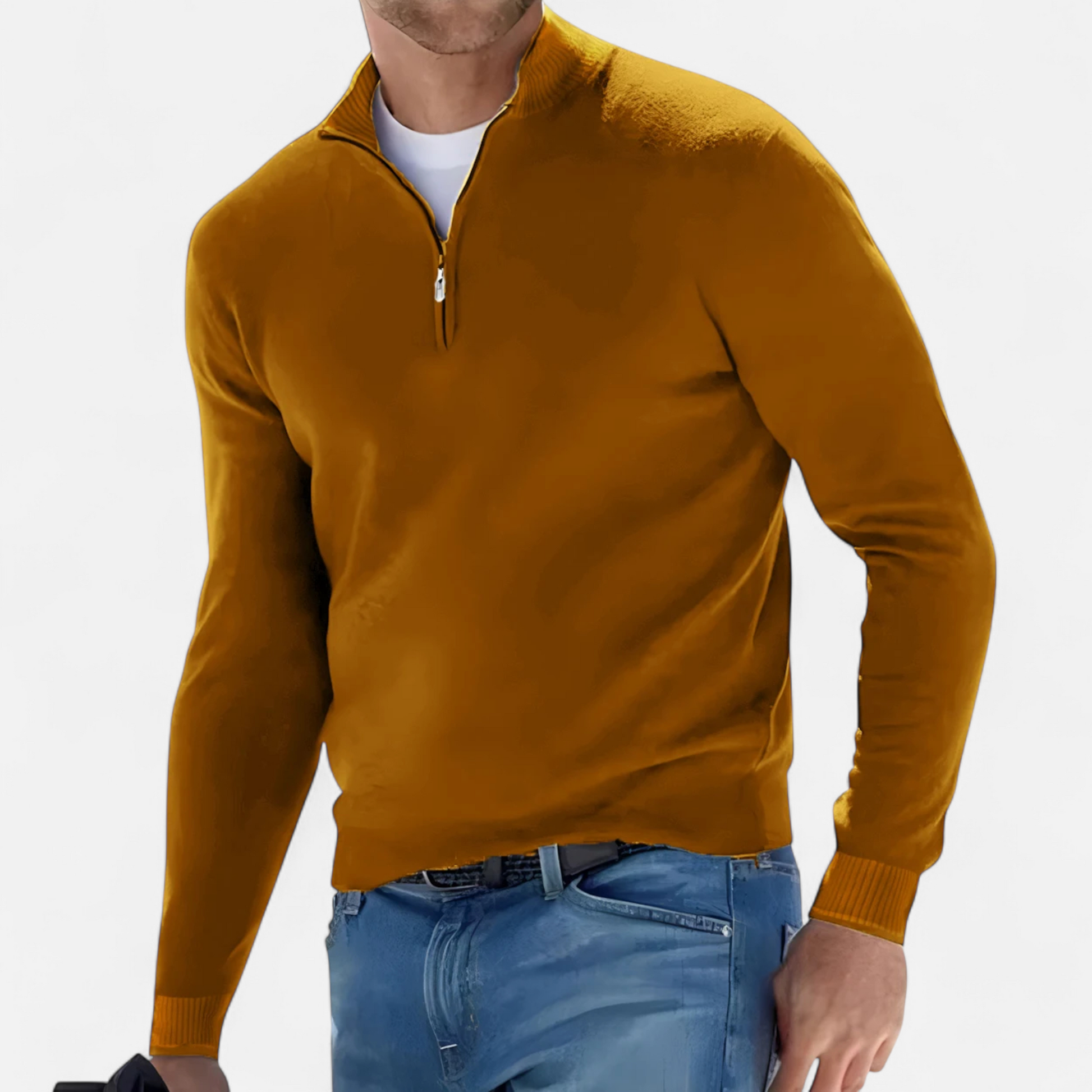 Dorevelle | Herren-Halbzip-Pullover – Elegante Heritage-Strickware