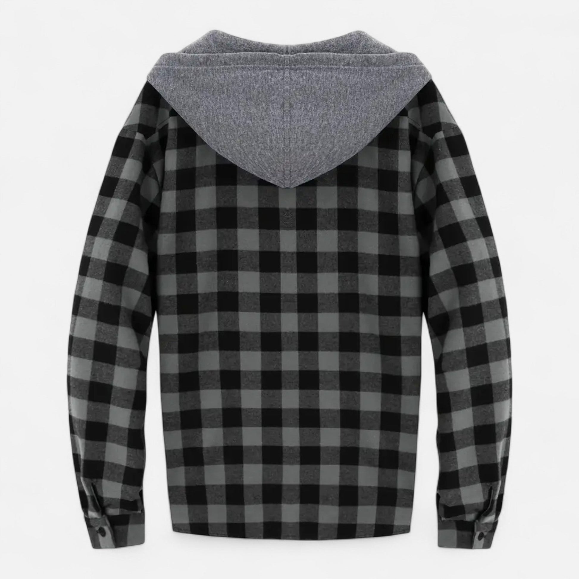 Dorevelle men’s stylish button-up hooded sweater for a casual yet trendy look