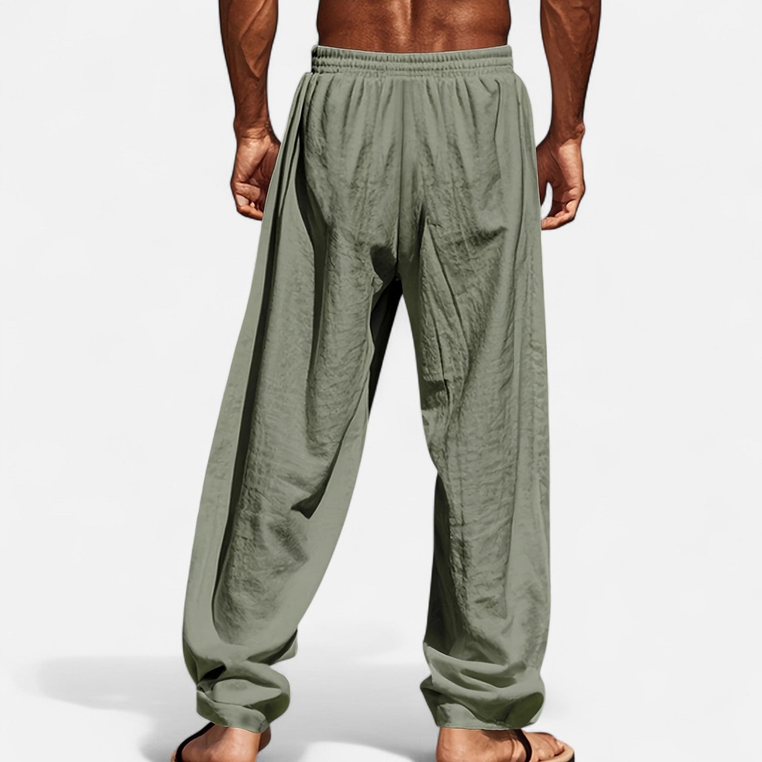 Dorevelle | Men’s Comfortable Relaxed Linen Autumn Pants – Effortless Riviera Style