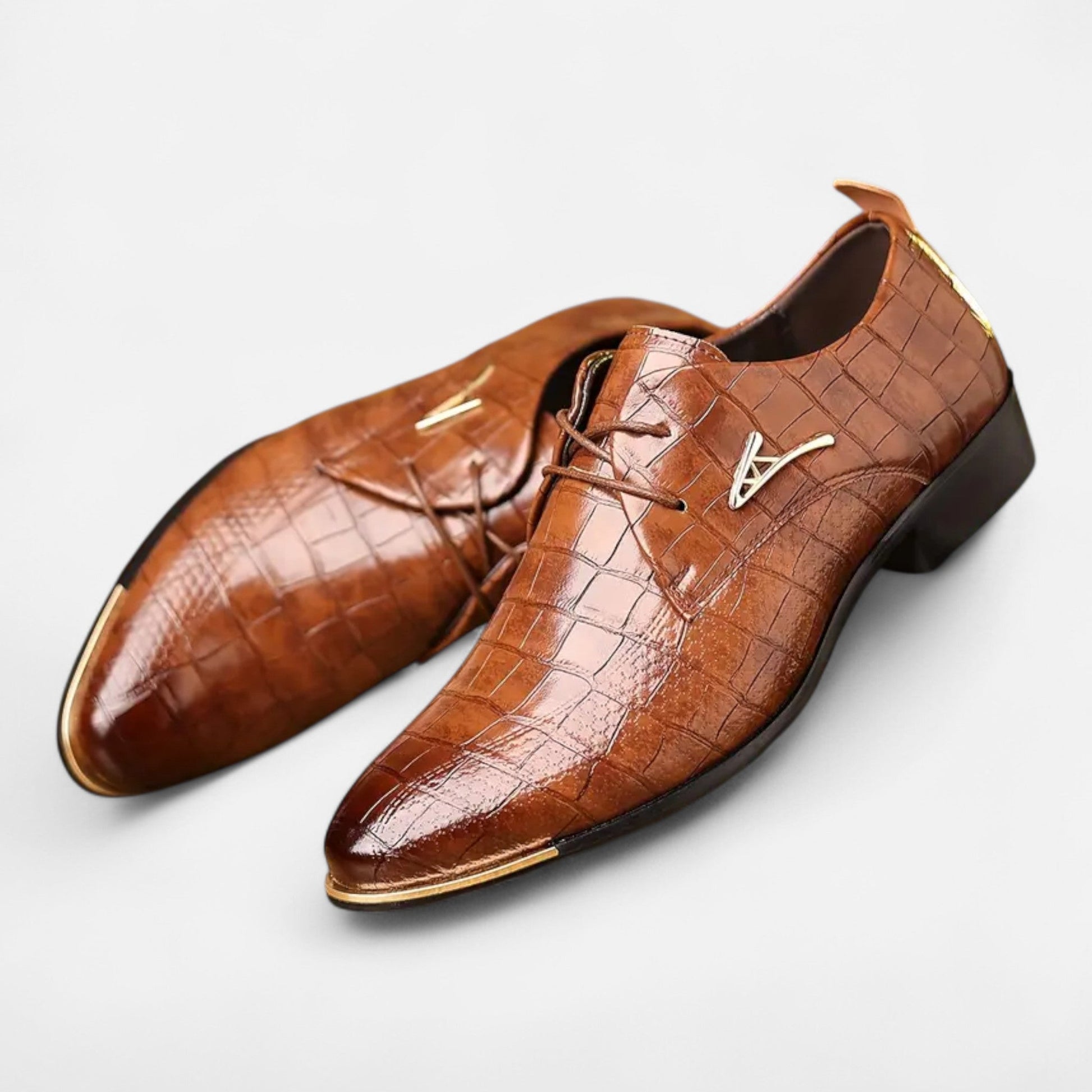 Dorevelle Élégantes Chaussures Formelles en Cuir PU pour Homme