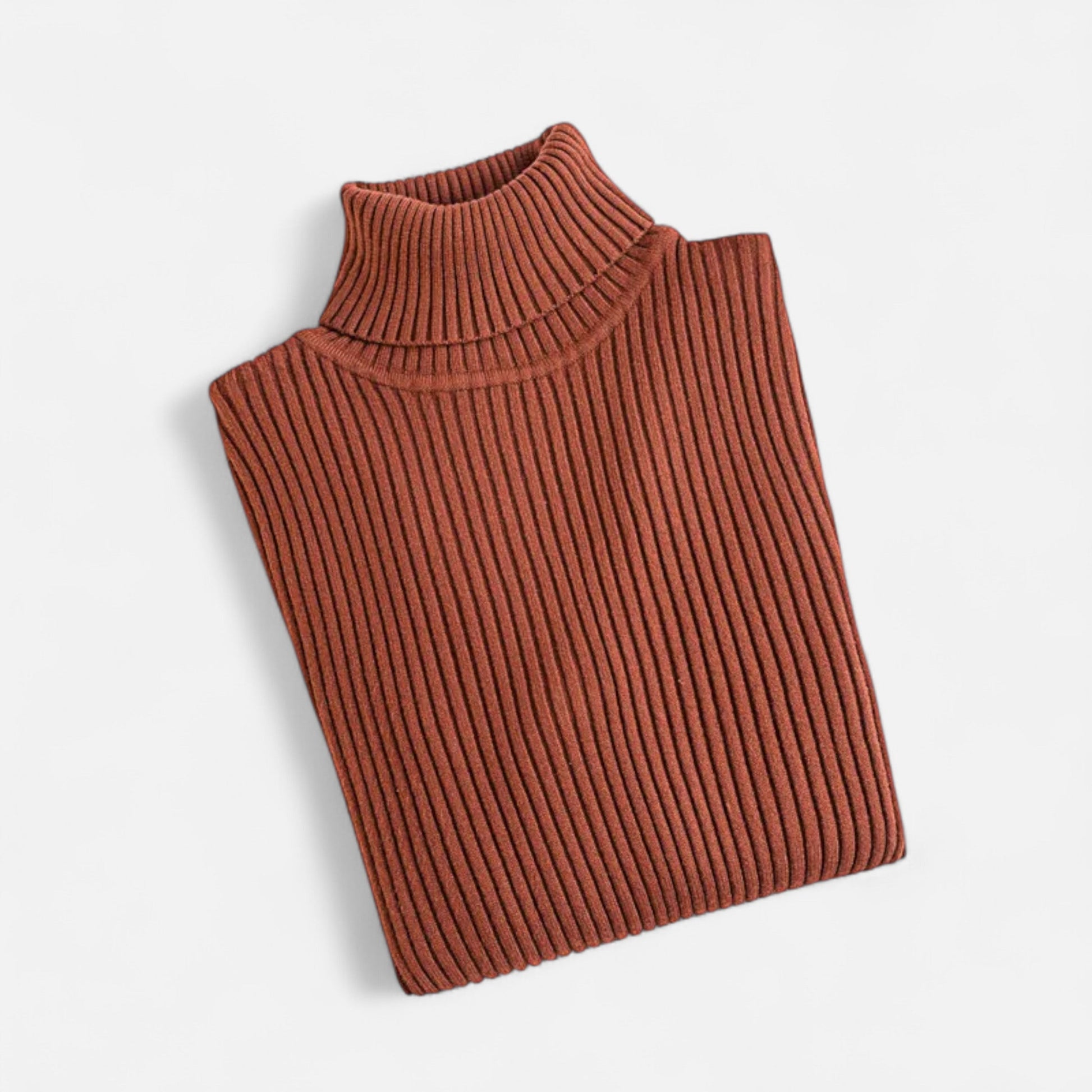Dorevelle | Women’s Cozy Ribbed Turtleneck – Stylish Foldover Winter Elegance