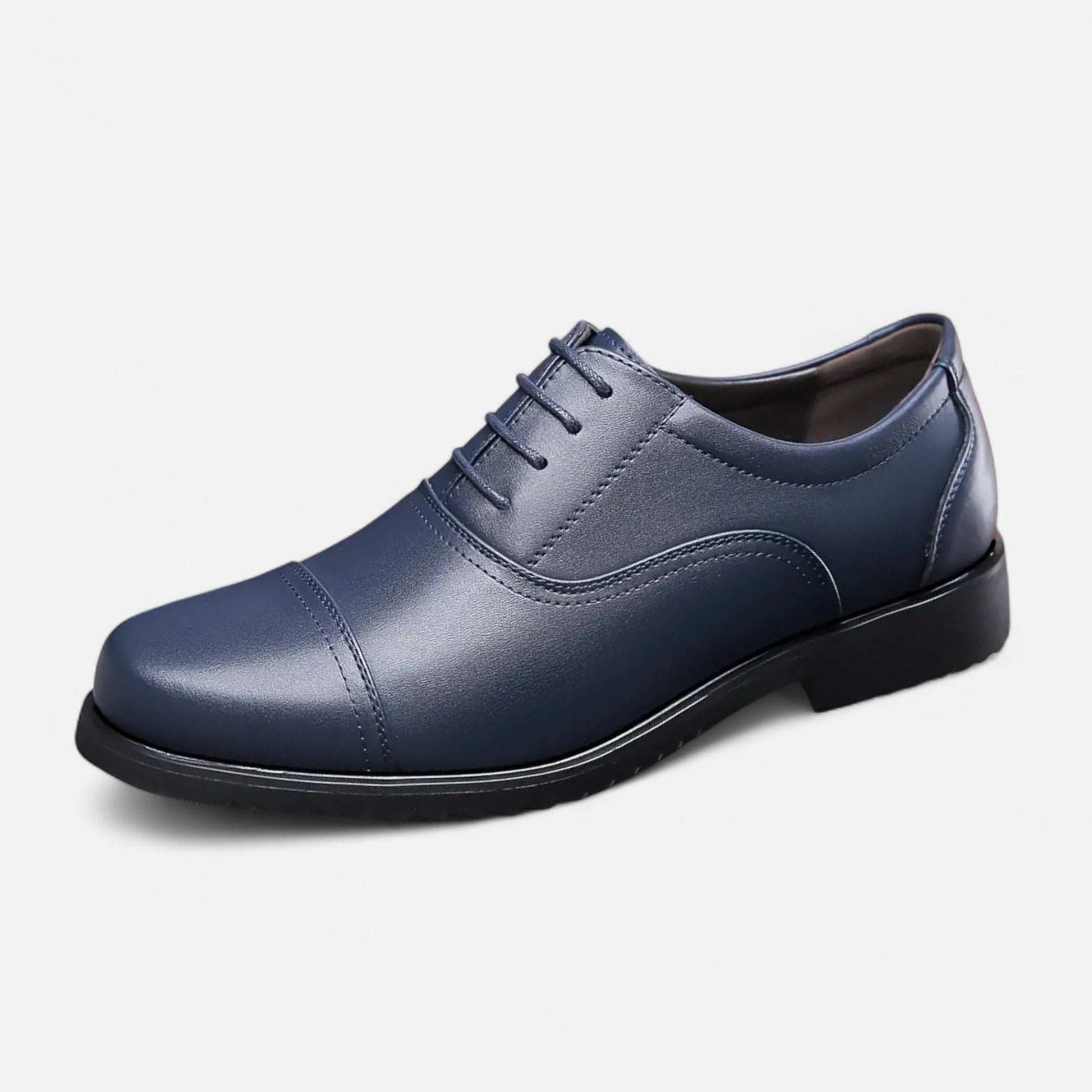 Dorevelle Herren elegante Synthetik-Lederschnürschuhe