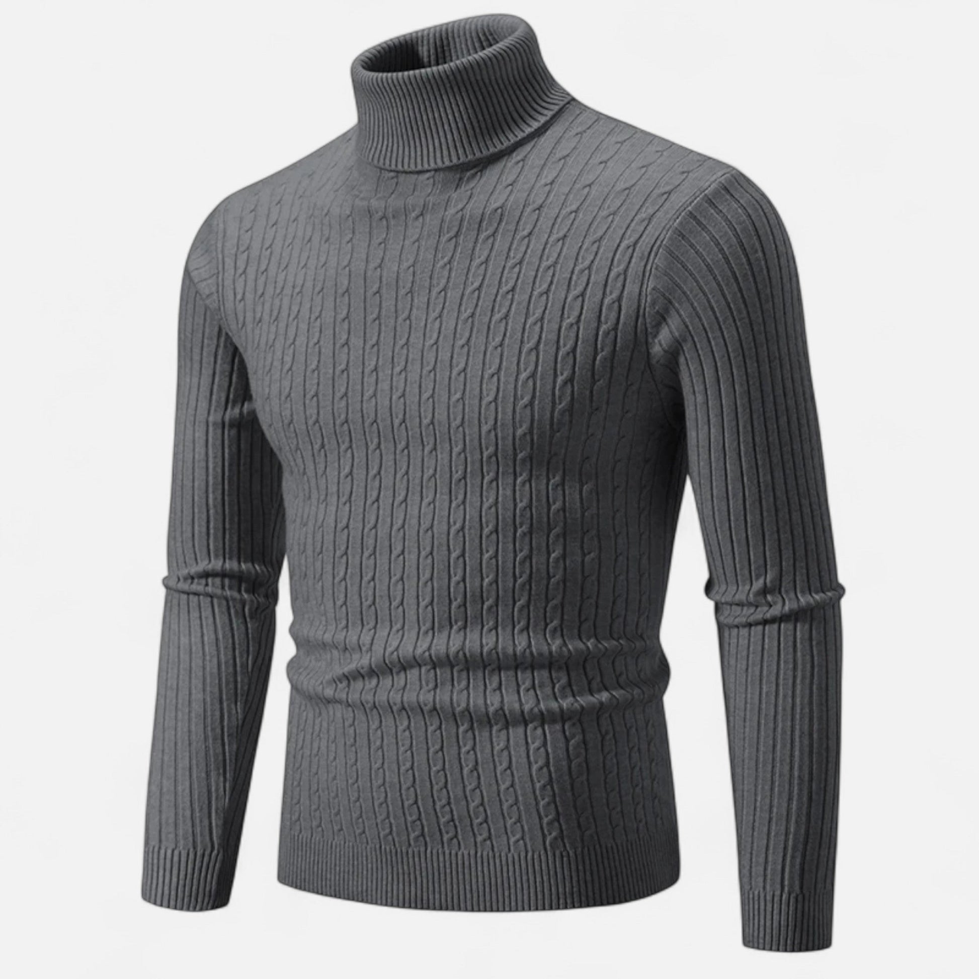 Dorevelle | Men’s Luxurious Wool Turtleneck – Stylish High-Neck Winter Elegance