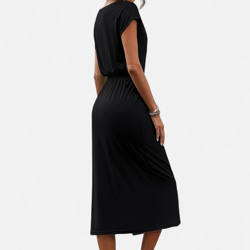 Dorevelle Women's Elegant White Dress with Stylish Heritage Knot Detail